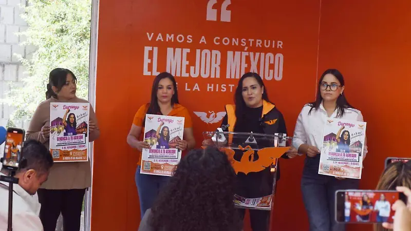 Mar Grecia Oliva Guerrero, delegada estatal de mujeres en Movimiento Ciudadano 